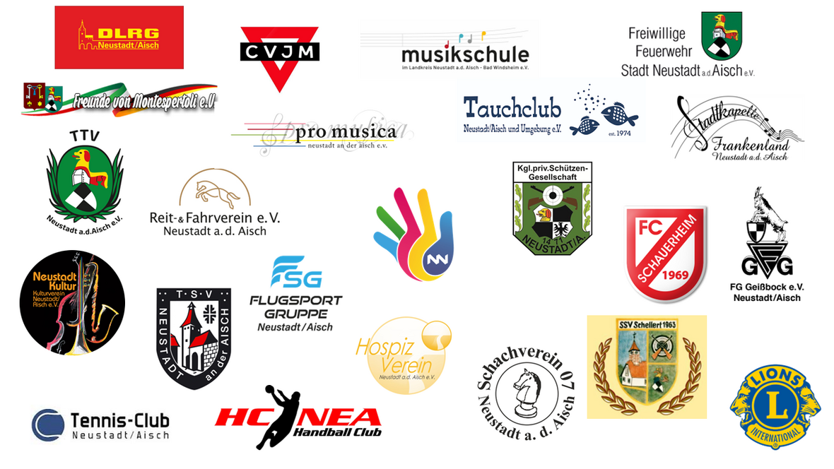 Logos der teilnehmenden Vereine