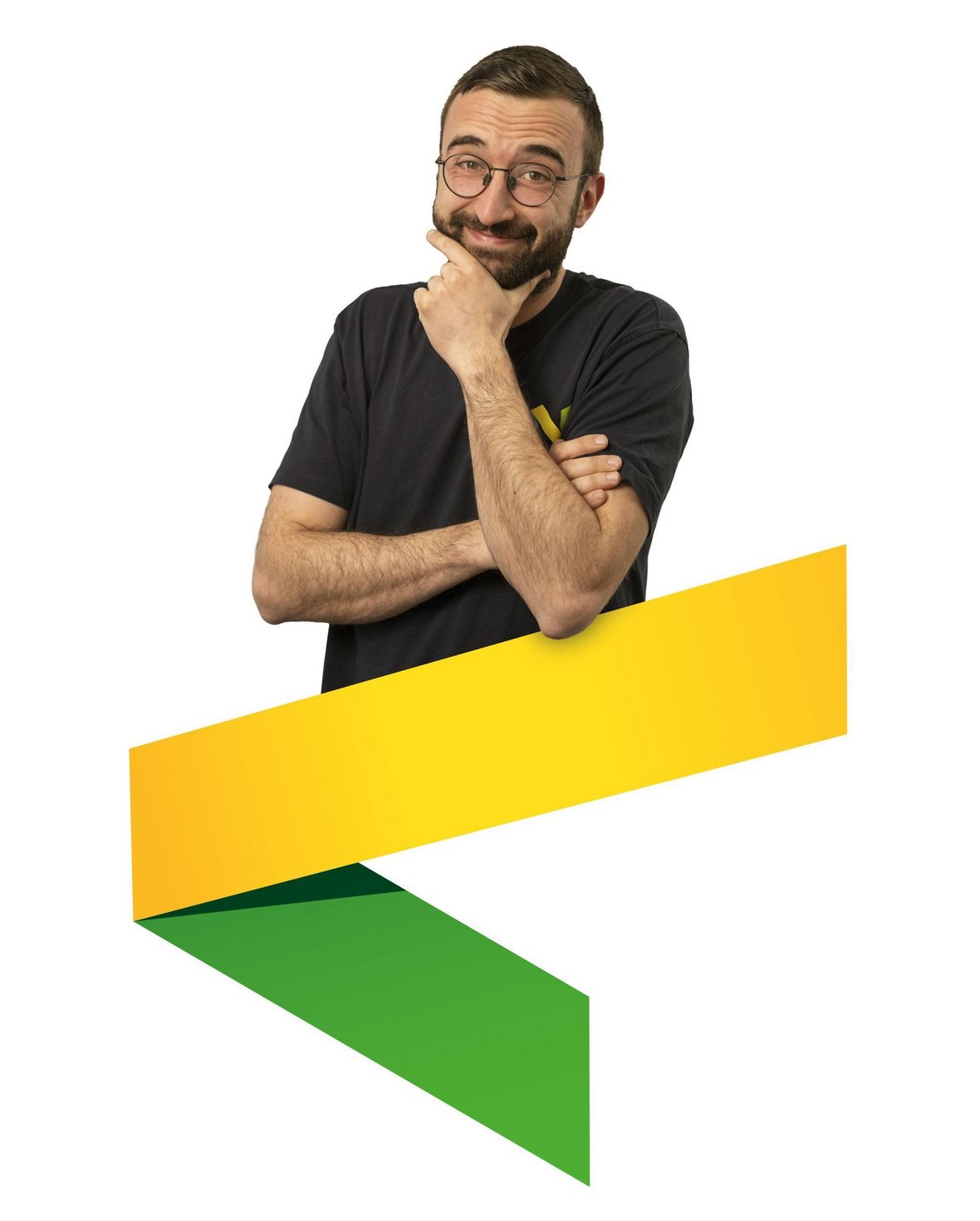 Mitarbeiter nachdenklich
